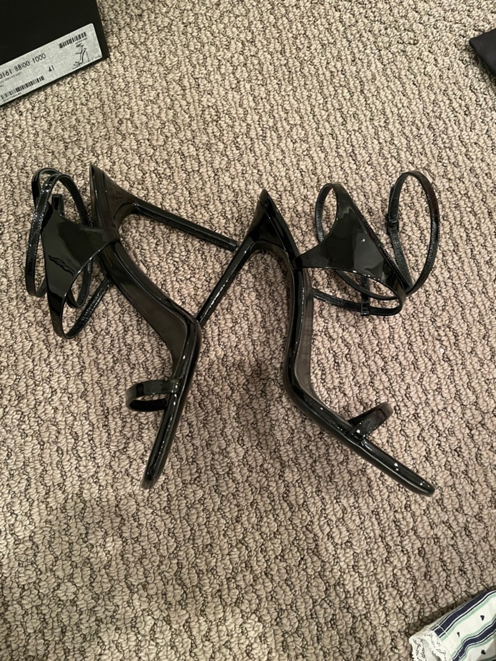 Saint Laurent Amber Edie Sandal Heels - Picture 4 of 8